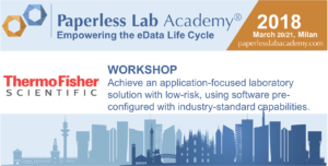 thermo fisher scientific at paperless lab academy 2018