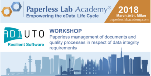 adipharma at paperless lab academy 2018