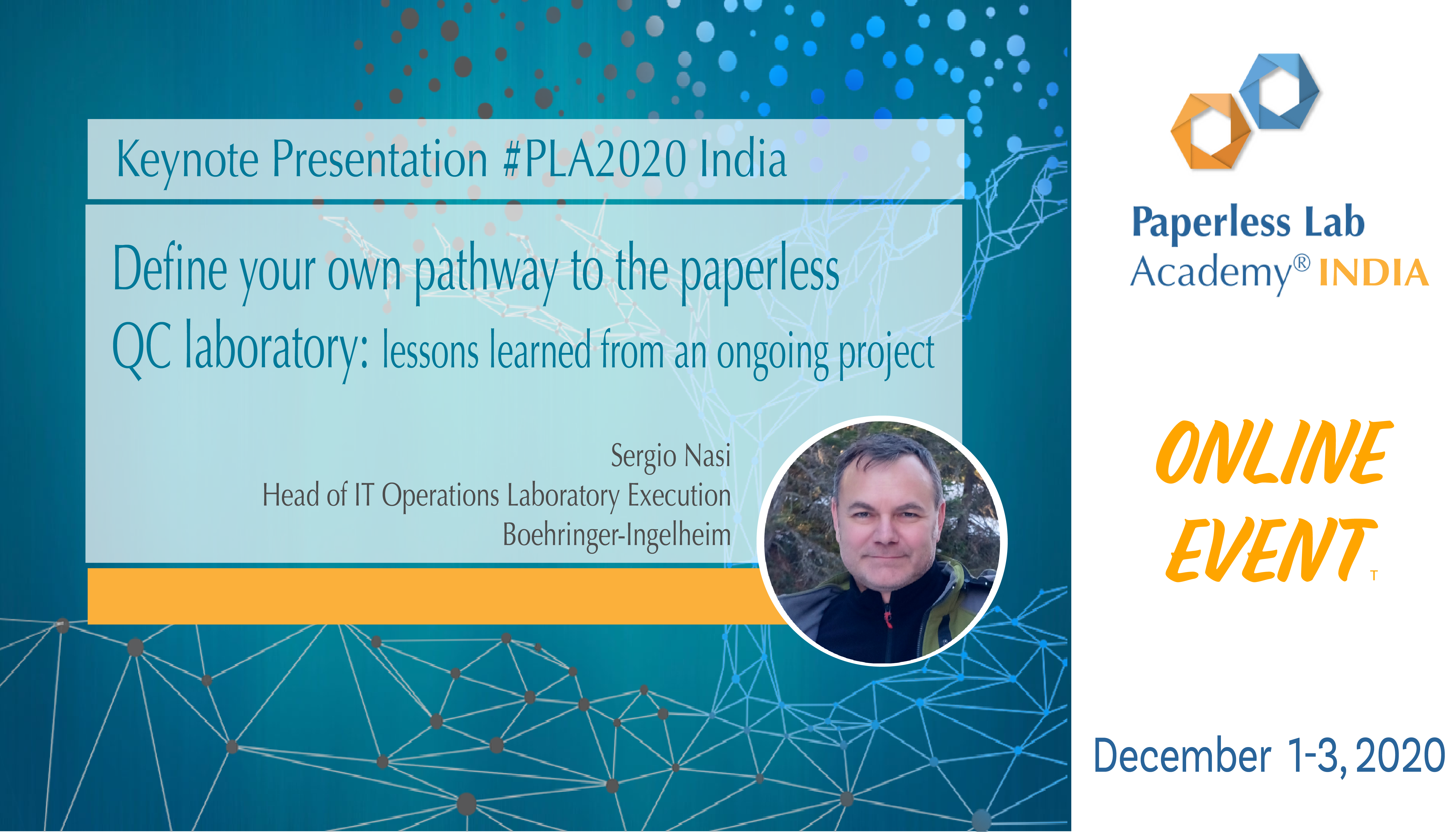 Boehringer presentation #PLA2020India - Paperless Lab Academy