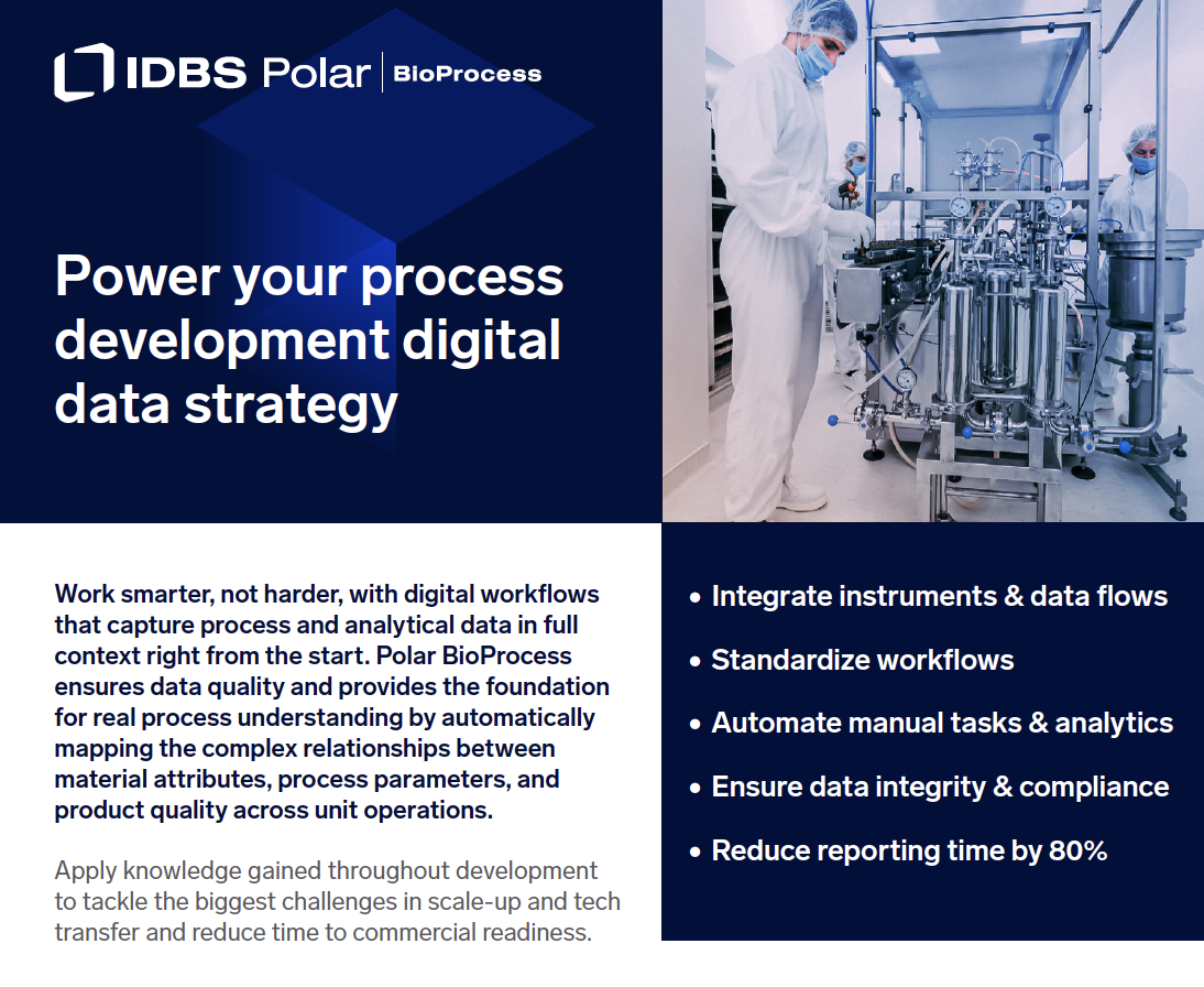 IDBS Polar bioprocess