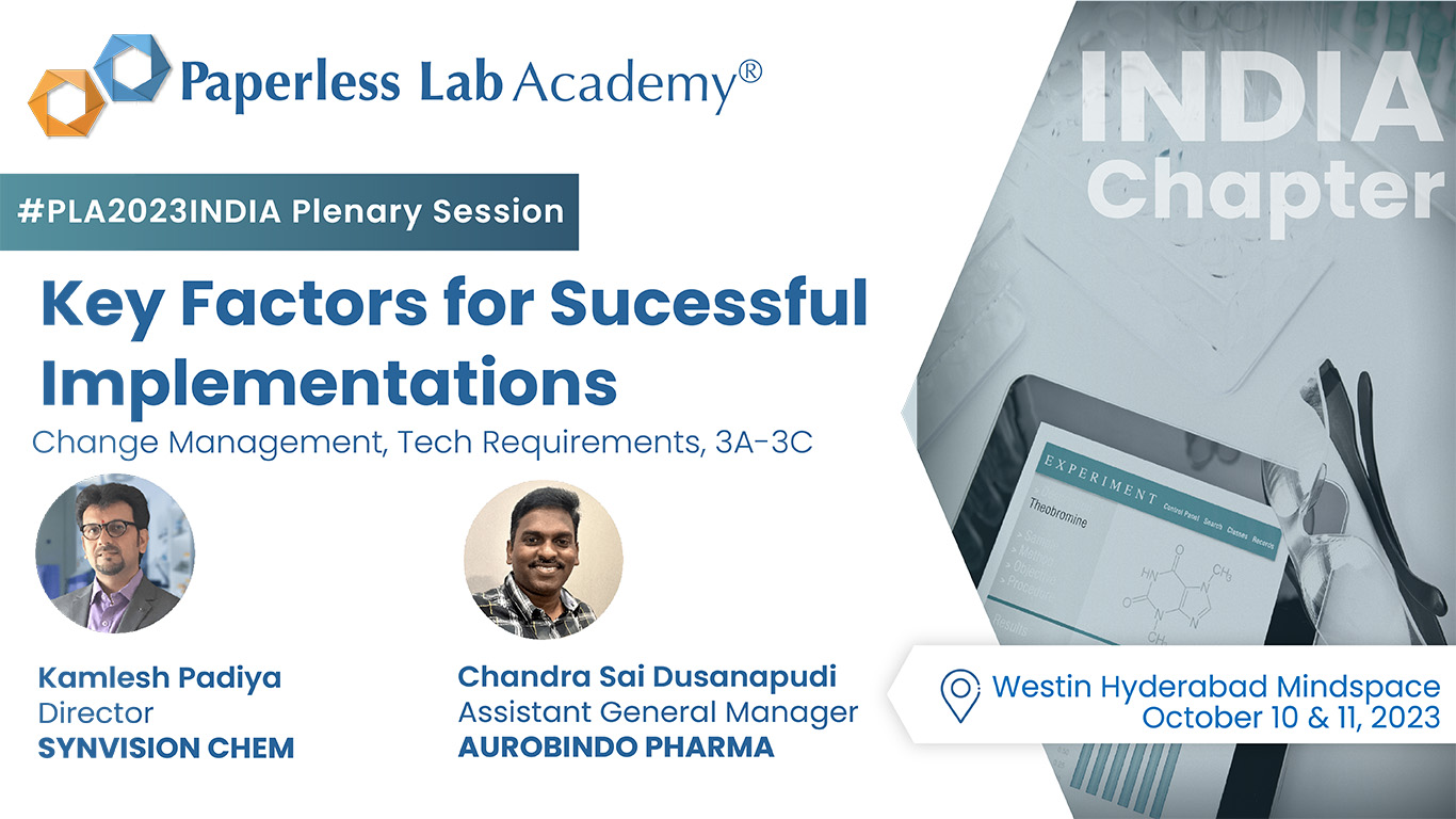 Key Factors Session at paperless lab academy 2023 india